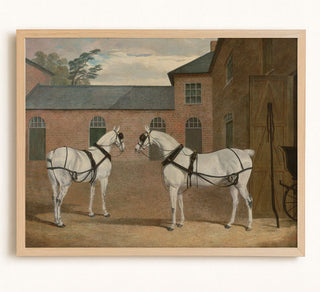 CARRIAGE HORSES - Museum Quality Art