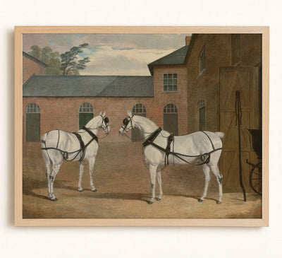 CARRIAGE HORSES - Museum Quality Art