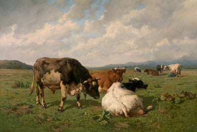 CATTLE IN THE MEADOW