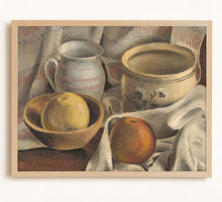 CERAMICS AND APPLES - Museum Quality Art