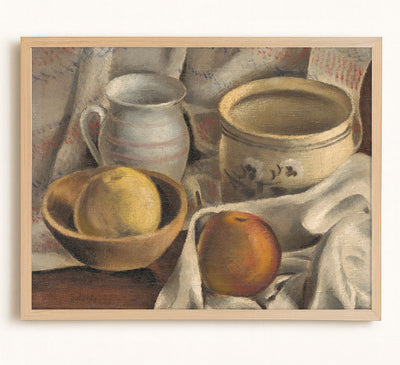 CERAMICS AND APPLES - Museum Quality Art