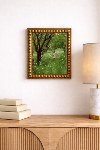 CHILD IN THE ORCHARD - Museum Quality Art