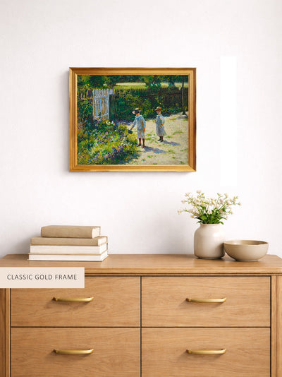 Children in the Garden Art Print