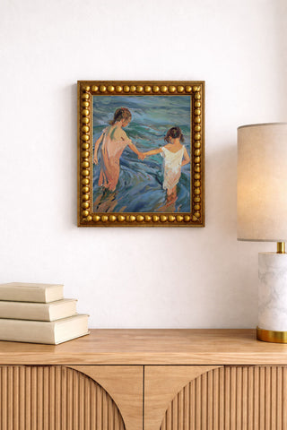 CHILDREN IN THE SEA - Museum Quality Art