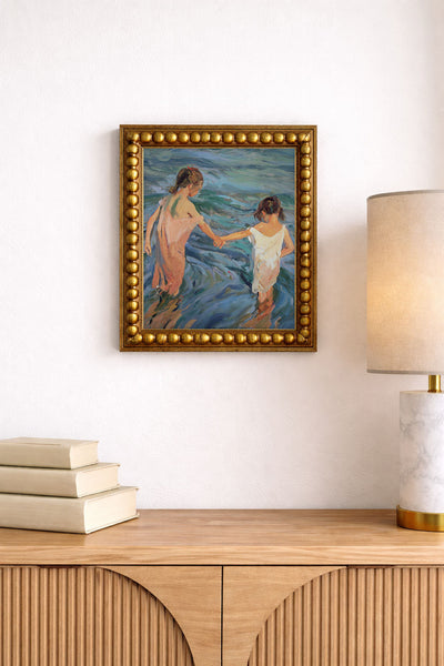 CHILDREN IN THE SEA - Museum Quality Art