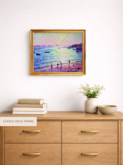 Children on the Beach, Early Morning Light
