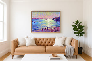 Children on the Beach, Early Morning Light