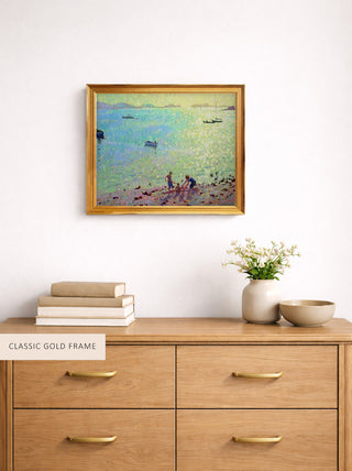 Children on the Beach, Early Morning Light