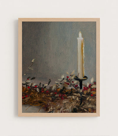 CHRISTMAS CANDLELIGHT - Museum Quality Art