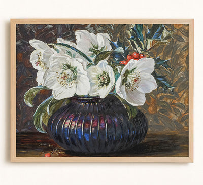 CHRISTMAS ROSES - Museum Quality Art