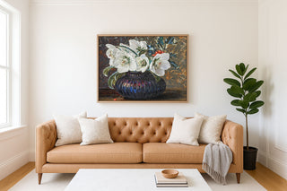 CHRISTMAS ROSES - Museum Quality Art