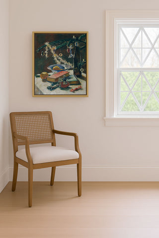 CHRISTMAS TREE STILL LIFE - Museum Quality Art