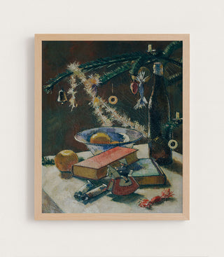 CHRISTMAS TREE STILL LIFE - Museum Quality Art