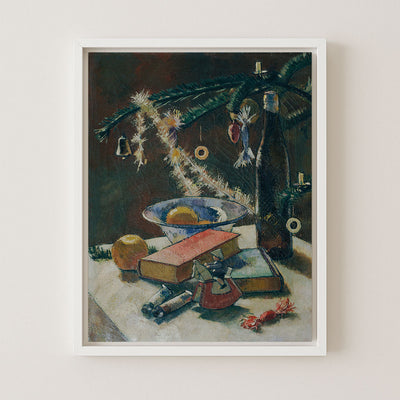 CHRISTMAS TREE STILL LIFE - Museum Quality Art
