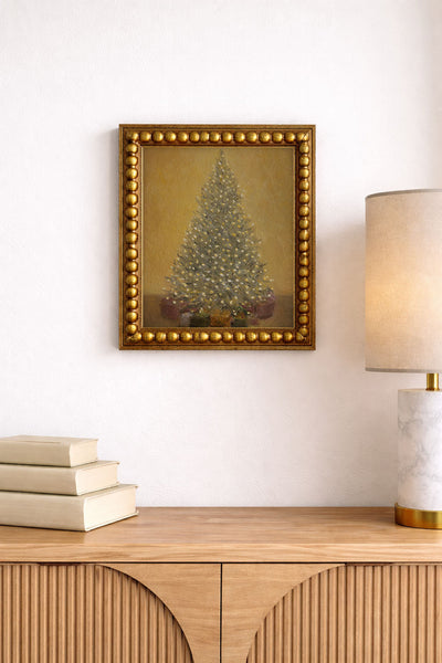 CHRISTMAS TREE WITH PRESENTS - Museum Quality Art
