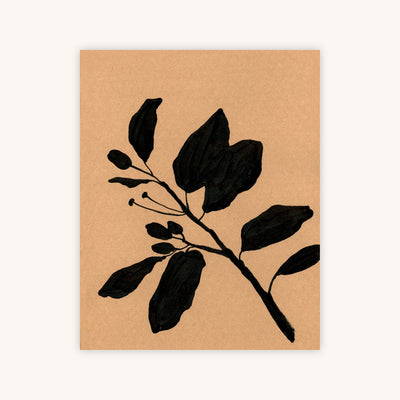 CITRUS BRANCH IN BLACK II — Primary Image