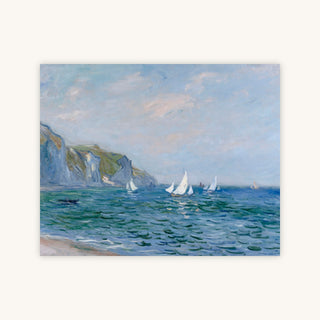 CLIFFS AND SAILBOATS AT POURVILLE — Primary Image