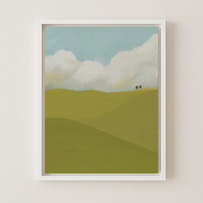 CLOUDS AND FIELDS - Museum Quality Art