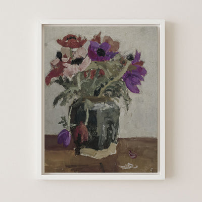 COLORFUL ANEMONES - Museum Quality Art