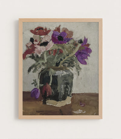 COLORFUL ANEMONES - Museum Quality Art