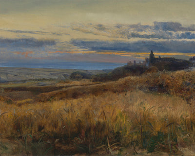 CORNFIELD AT SUNSET - Museum Quality Art