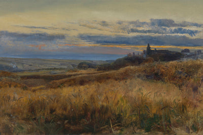 CORNFIELD AT SUNSET - Museum Quality Art