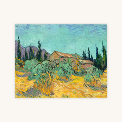 COTTAGES AMONG OLIVE AND CYPRESS TREES — Primary Image