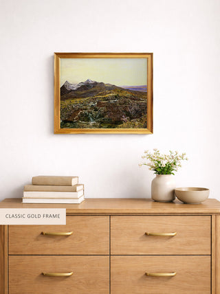 Cuillin Ridge, Skye from Sligechan