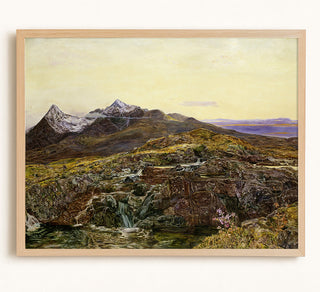 Cuillin Ridge, Skye from Sligechan