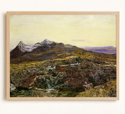 Cuillin Ridge, Skye from Sligechan