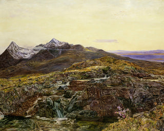 CUILLIN RIDGE, SKYE FROM SLIGECHAN - Museum Quality Art