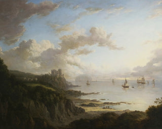 Culzean Castle from the North with Ailsa Craig