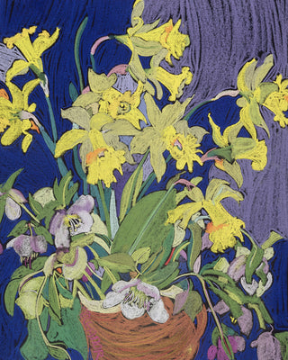 DAFFODILS WITH JUG - Museum Quality Art