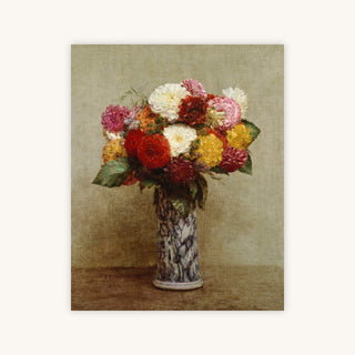 DAHLIAS IN A CHINESE VASE — Primary Image