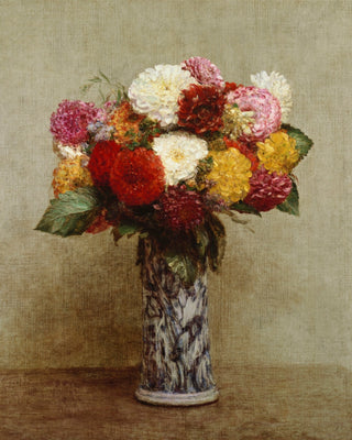 Dahlias in a Chinese Vase