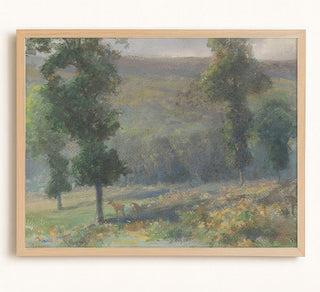 DEER IN THE GROVE - Museum Quality Art