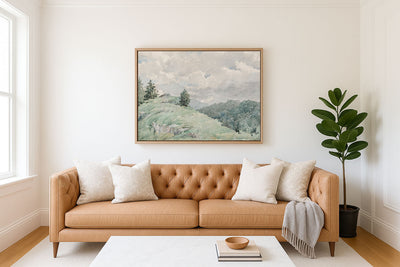 DISTANT MOUNTAIN - Museum Quality Art