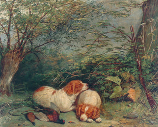 Dogs and Pheasant
