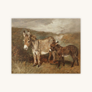 DONKEYS OUT ON THE MOOR — Primary Image