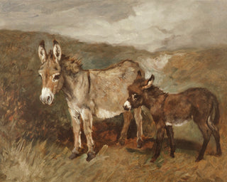 DONKEYS OUT ON THE MOOR