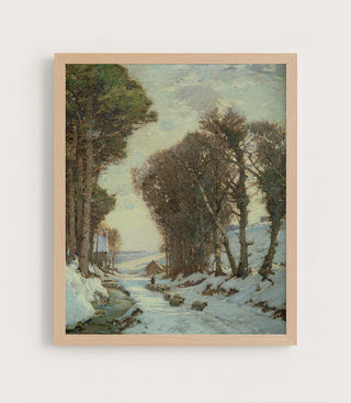 Driving Sheep in the Snow