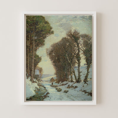 Driving Sheep in the Snow