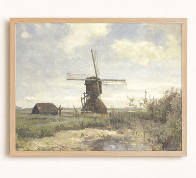 DUTCH WINDMILL - Museum Quality Art