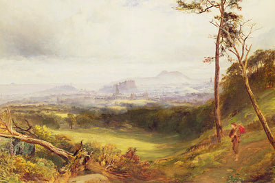 EDINBURGH FROM CORSTORPHINE - Museum Quality Art
