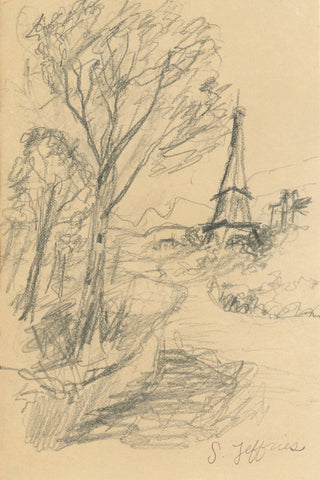 Eiffel Tower Zeichnung