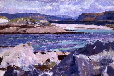 EILEAN ANNRAIDH FROM THE NORTH END, IONA, LOOKING TOWARDS MULL - Museum Quality Art