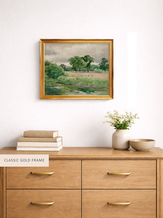 ENGLISH PARK VIEW - Museum Quality Art