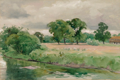 ENGLISH PARK VIEW - Museum Quality Art