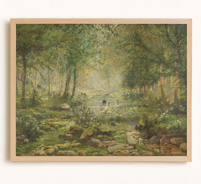 EUROPEAN WOODLAND - Museum Quality Art