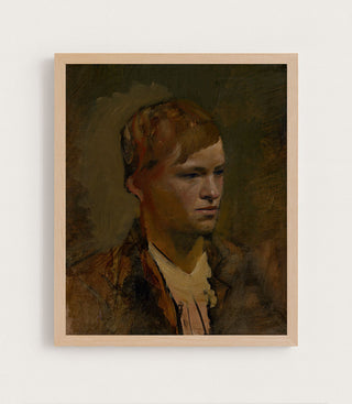 FAIR-HAIRED BOY - Museum Quality Art